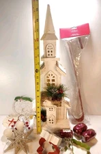 Assorted Lot Of 17 Christmas Items