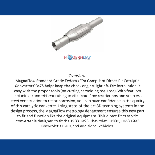 MagnaFlow 93476 Direct-Fit Catalytic Converter for Gm - Picture 5 of 11