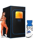 X-Vcak Portable Steam Sauna, Portable Sauna 4 Home 9 Levels W/ Chair #1 Rated
