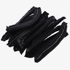 100 Pieces Disposable Non-Woven Clip Caps Mob caps hairnets Head Cover, 21", ...