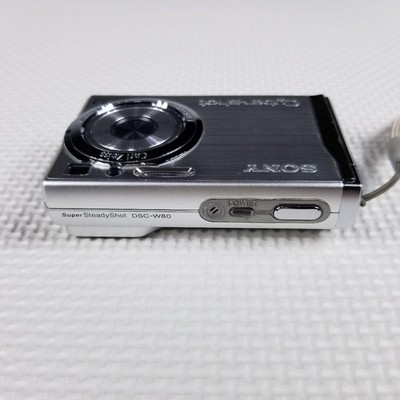 SONY Cyber-shot DSC-W80 digital camera silver used | eBay