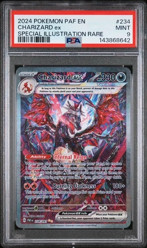 Charizard ex 234/091 Paldean Fates Special Illustration Rare 234 MINT PSA 9
