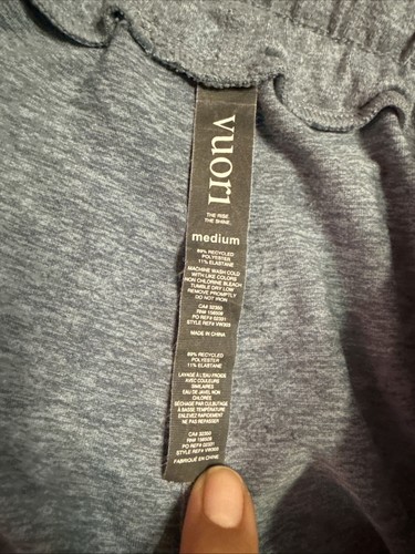 Jogger de rendimiento para mujer Vuori talla pequeña Stormy Heather O18 - Imagen 8 de 8