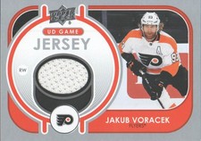 2021-22 Upper Deck Hockey Card Game JERSEY #GJ-JV Jakub Voracek JERSEY