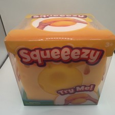 Sunny Days Jumbo Squeezy Cheese Yellow Squishy Toy Stress Relief Sensory Fun
