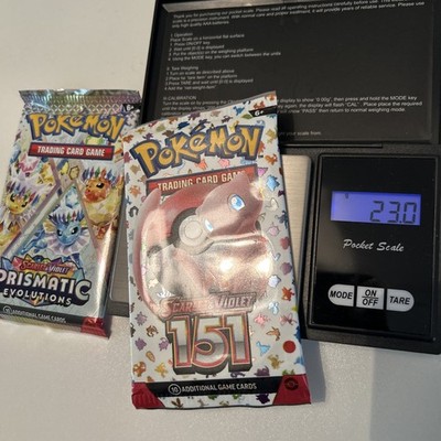 Pokemon 151 Heavy Booster Pack + Heavy Prismatic Evolutions NEU 