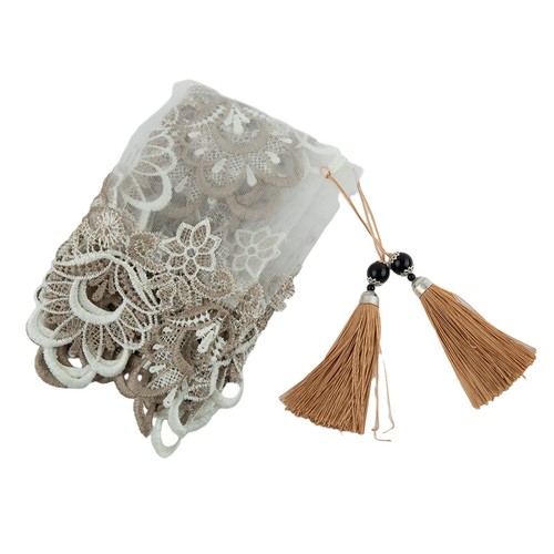 Charming Lace TV Cabinet Tablecloth European Style Pendant Tassel Dust Cover - Picture 12 of 31