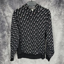 Vintage Champion Reverse Weave Hoodie Mens Medium Hooded Sweatshirt AOP