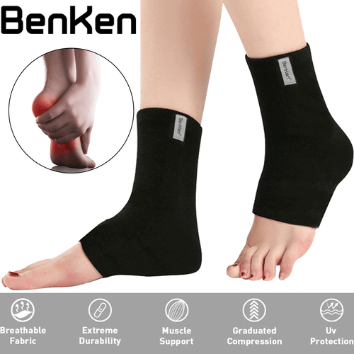 Beruhigende Kompressionsstrümpfe bei Neuropathie Schmerzen, Knöchelbandage Plantarfasziitis Socken - Bild 1 von 12