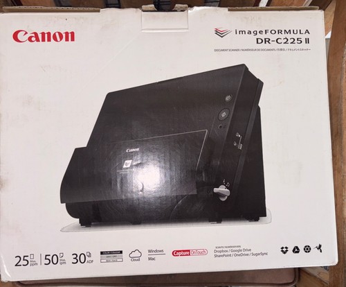 Canon ImageFORMULA DR-C225 II Office Document Scanner, Black - 3258C002 - Picture 1 of 8