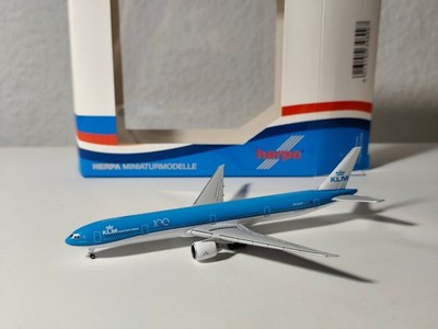 Herpa Wings KLM Boeing 777-300ER PH-BVP 529297-001 1:500 ''100 years KLM''