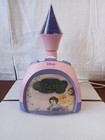 Disney Princess Castle Alarm Clock Radio Pink Purple Starlight Excellent Cond.