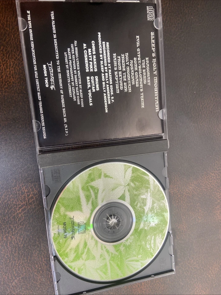 Sleep Holy Mountain компакт-диск оригинальный США пресс! Earache MOSH 79CD High On Fire РЕДКАЯ! - Изображение 3 из 3