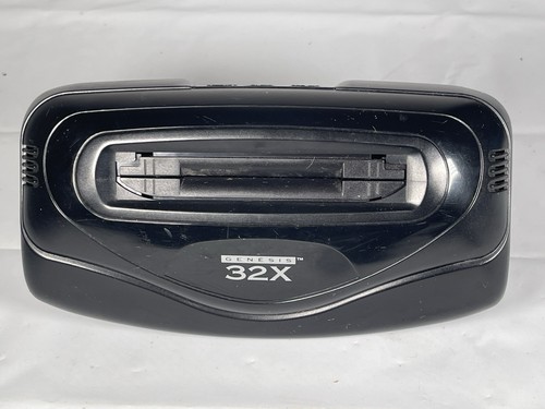 Sega Genesis 32x schwarze Konsole UNGETESTET FÜR TEILE ODER REPARATUR