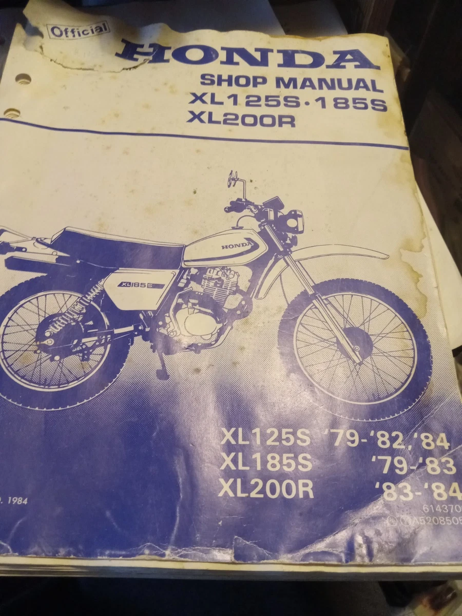 HONDA XL125S サービスマニュアル ホンダ（HONDA） XL125S サービスマニュアル 正規 中古 バイク 整備書