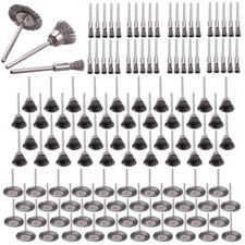 Wire Buffing Wheel Brush Set, Wire Brush Set 1/8" Shank for Rotary Tools Acce...