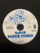 Super Paper Mario Nintendo Wii - DISC ONLY - Tested Working!