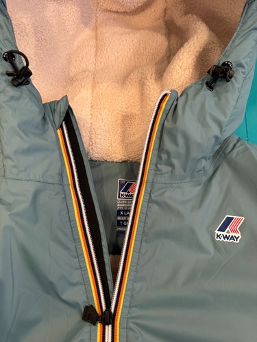 K-WAY  NWOT Unisex CLAUDE ORSETTO INSULATED Winter Jacket in XL  - Picture 17 of 24