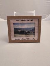 Wood Picture Frame - Best Friends Are Never Forgotten 5x7 Dog Cat Pet Animals