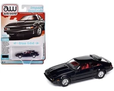 1983 TOYOTA CELICA SUPRA BLACK 1/64 DIECAST MODEL BY AUTO WORLD 64442-AWSP166 A