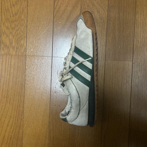 Vintage 80's Adidas Rom Color White Green Sneaker without box Men - Foto 10 di 17
