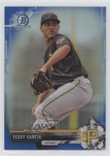 2017 Bowman Chrome Prospects Blue Refractor 109/150 Yeudy Garcia #BCP34 0c6