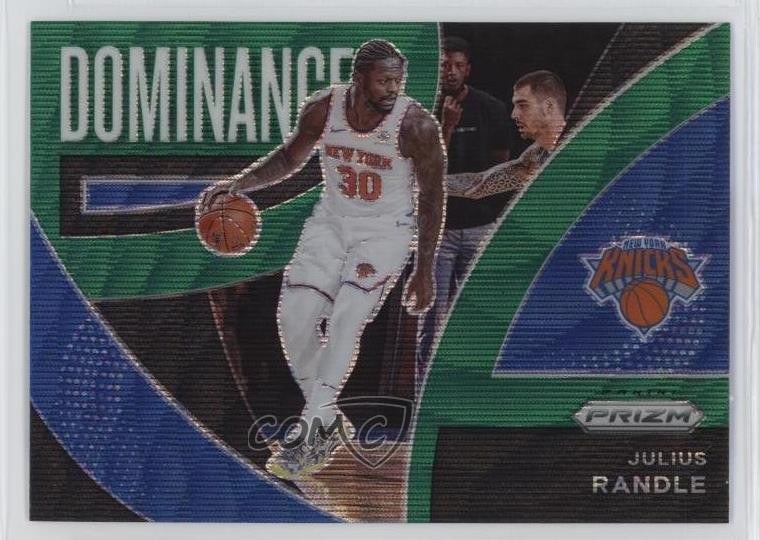 2021-22 Panini Prizm Dominance Green Wave Prizm Julius Randle #21 11ye