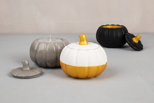 Rayher Molde Silicona Calabaza 3D, 8,5 cm x 10 cm, 260 ml, Decoración DIY, Yeso, Hormigón - Imagen 4 de 12