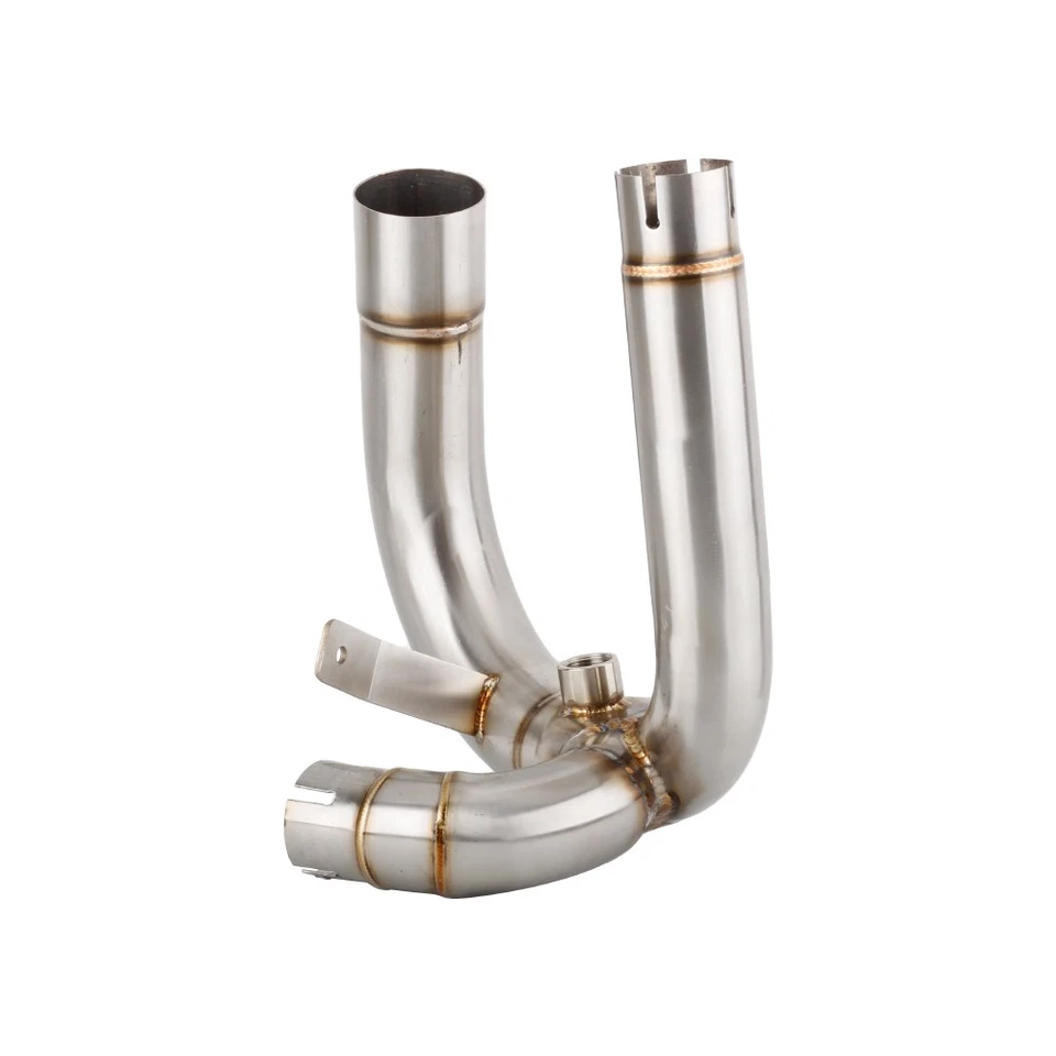 For Ducati Hypermotard 1100 EVO 10-12 Motorcycle Exhaust Slip-On Mid Link Pipe — 第 2/4 张图片