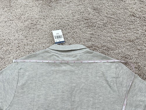 Neu mit Etikett Polo Ralph Lauren Baumwollnetz Polokleid Kurzarm Damengröße M hellgrau - Bild 6 von 8