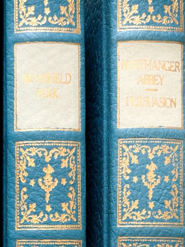 Jane Austen Complete Set Heron De Luxe Edition Leather Bound & Gold Gilt RARE - Picture 3 of 15