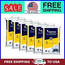 (6 pack) Morton Clean & Protect Water Softener Salt Pellets, 40 lb Bag