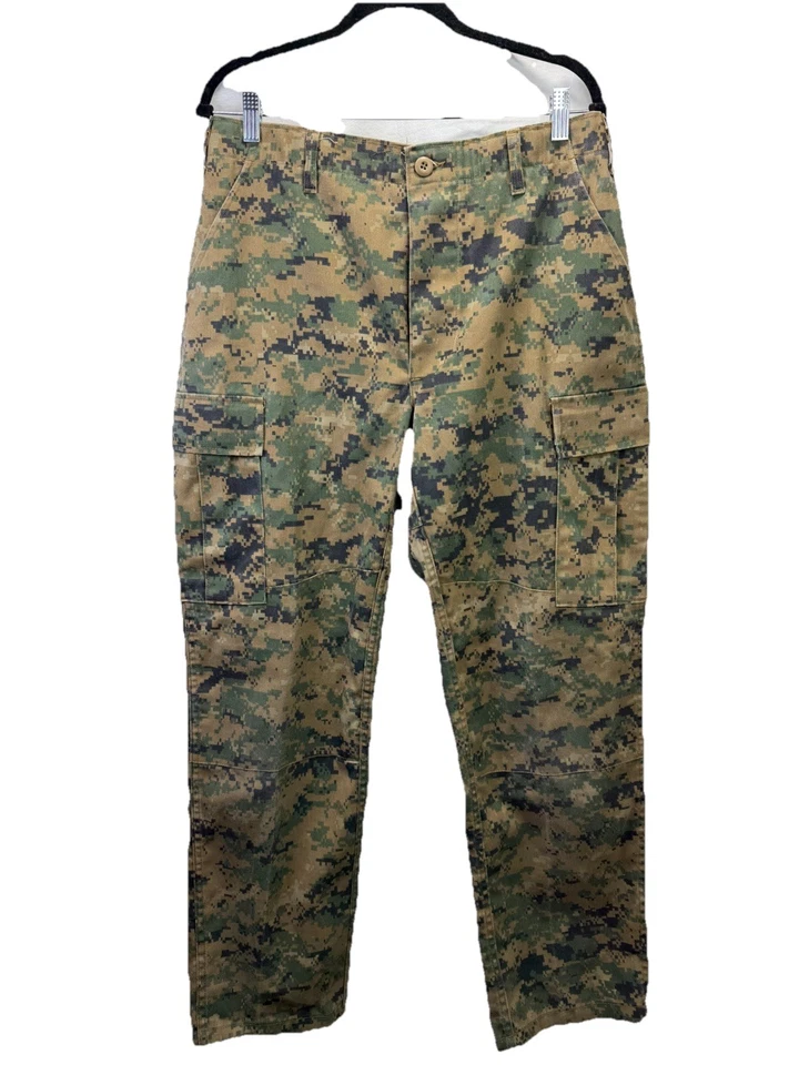 Pantalones utilitarios tácticos de carga TruSpec para hombre talla M Reg Digital Woodland camuflados BDU Foto 2 de 4