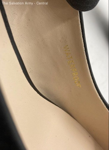Cole Haan Womens Marta W12390 Black Pointed Toe Slip On Pump Heels Size US 10B - Picture 7 of 9
