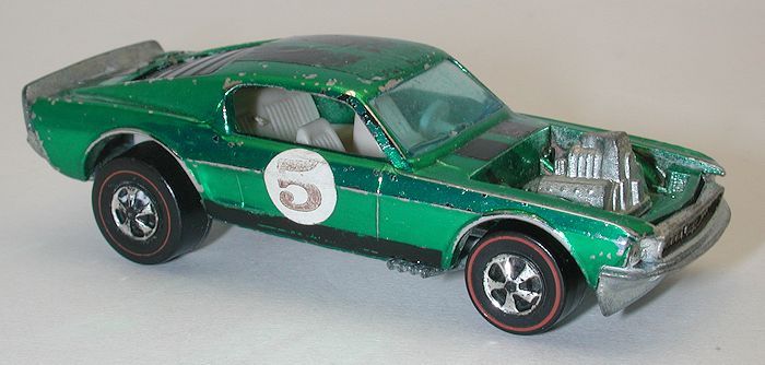 Redline Hotwheels Green OVER CHROME 1971 Boss Hoss oc8023 Redline Hotwheels Green OVER CHROME 1971 Boss Hoss oc8023