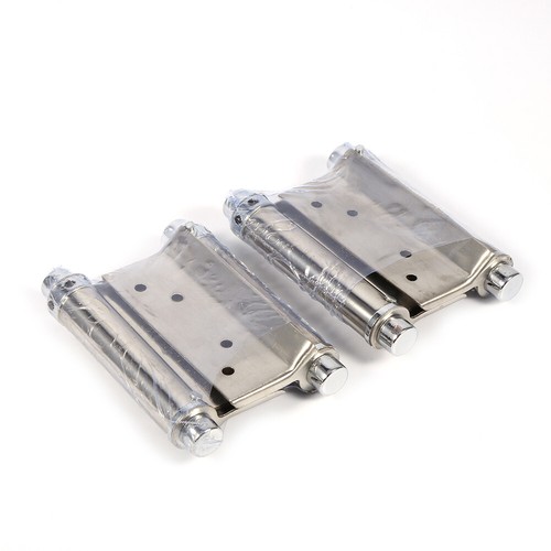 1 Pair Stainless Steel Double Action Spring Hinge Saloon Cafe Door Swing 3"Inch - Picture 9 of 12