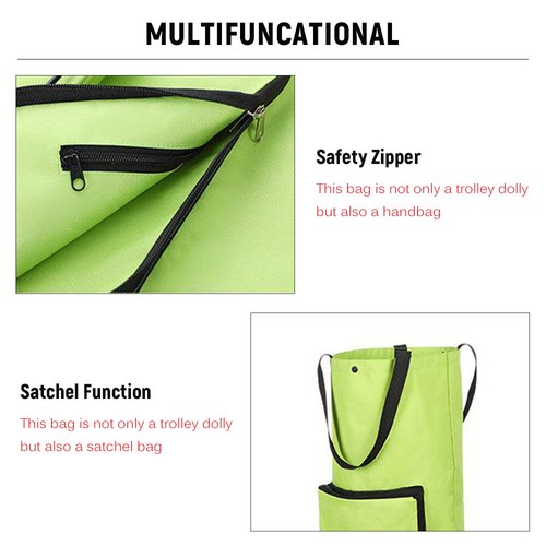 Einkaufstrolley Einkaufsroller Einkaufswagen Trolley Shopping klappbar DE Q9H0 - Bild 10 von 12