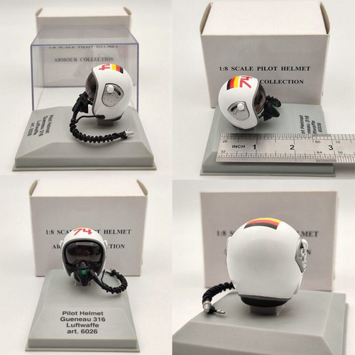 1/8 CDC Armour/Franklin Mint Pilot Helmet HGU 26P/33P/55P/MK10/Gueneau 316/Used - Picture 2 of 46