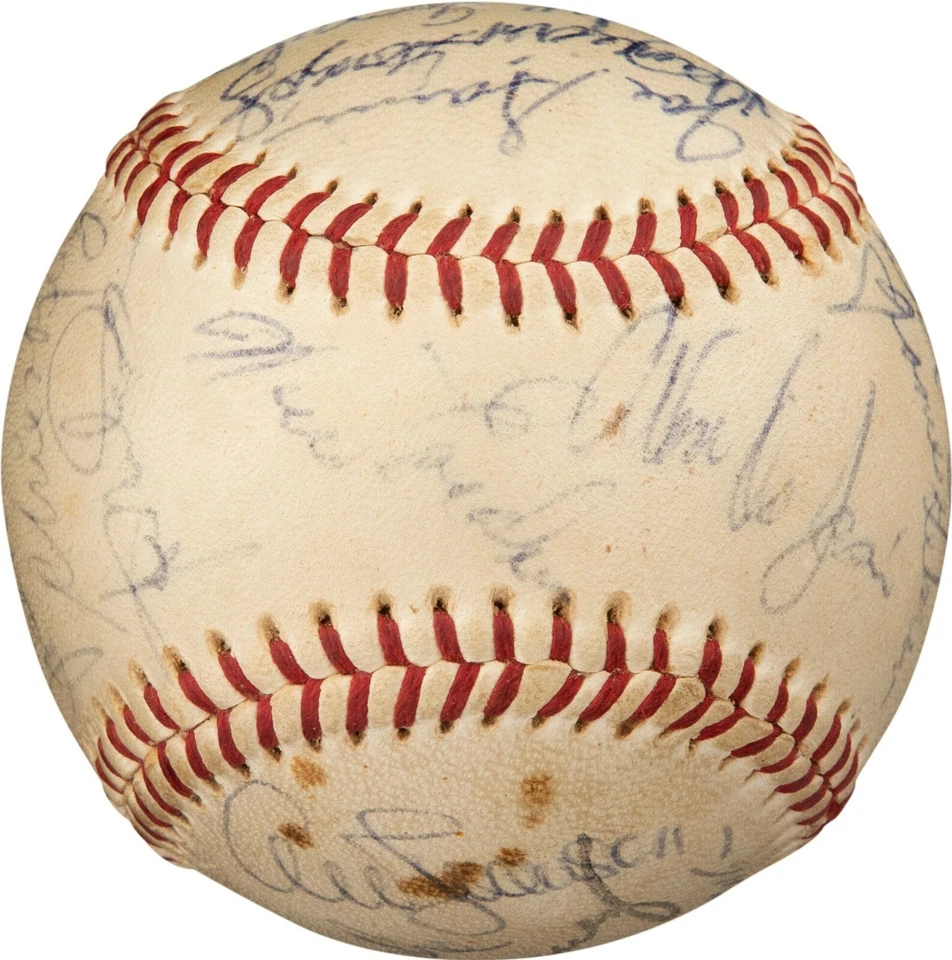 Roberto Clemente 1960's San Juan Senadores Team Signed Baseball PSA DNA COA - Image 3 of 4