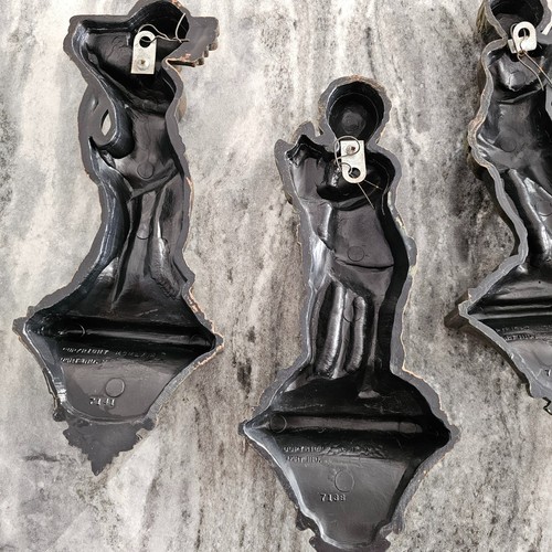 Dart Industries 1969 Cherub Wall Decor MCM Kitchen Decor Hard Plastic set of 4 - Bild 5 von 21