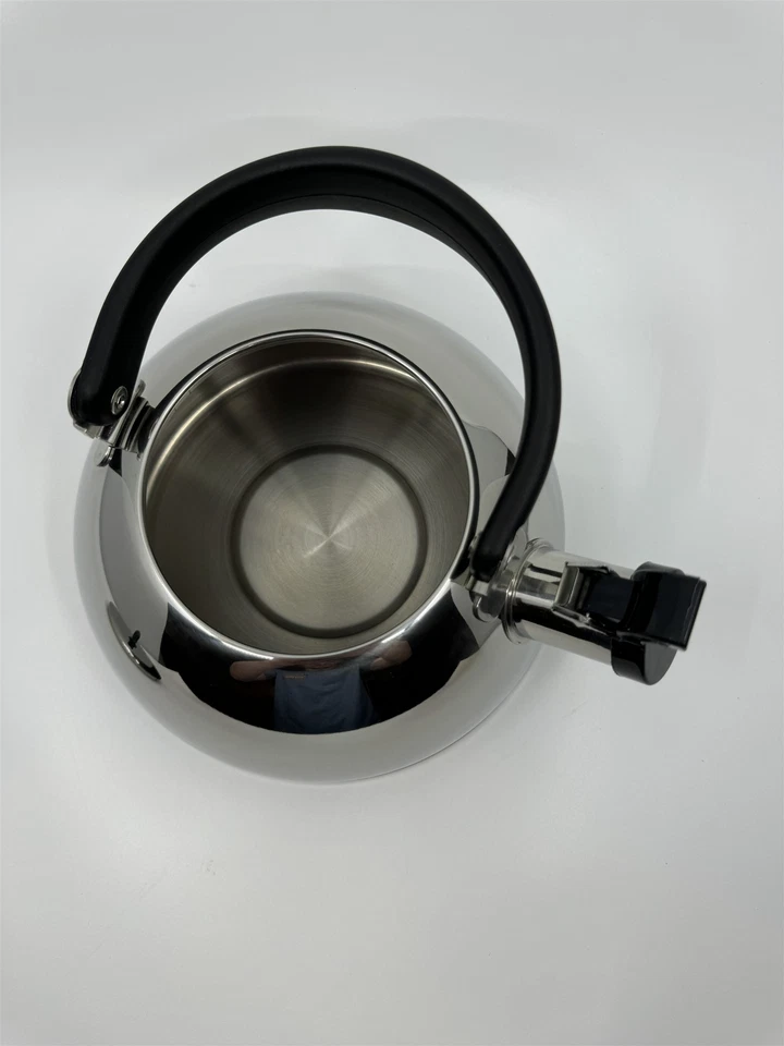 Tetera Kamenstein Whistling acero inoxidable/con mango y perilla para mantenerse frescos Foto 3 de 4