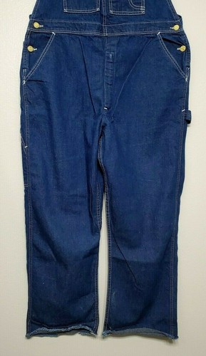 Vintage 70er Jahre Carter's Watch The Wear Denim Overalls 38 Medium Deadstock - Bild 5 von 8