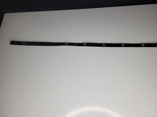 Michael Kors schwarzer schmaler Strass Gürtel Damen Gr. M **neu mit DEFEKT** - Bild 8 von 16
