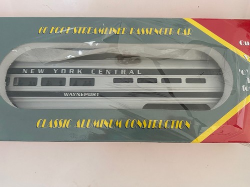 Williams Electric Trains O New York Central Wayneport 60' Aluminum Passenger Car - Picture 3 of 5