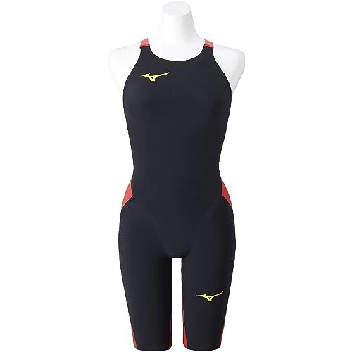 Mizuno GX SONIC 6 ET Women's Half Suit N2MGA703 Black x Red Size L