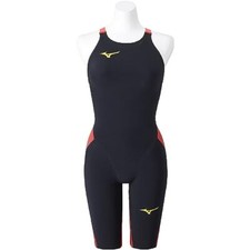 Mizuno GX SONIC 6 ET Women's Half Suit N2MGA703 Black x Red  Size L