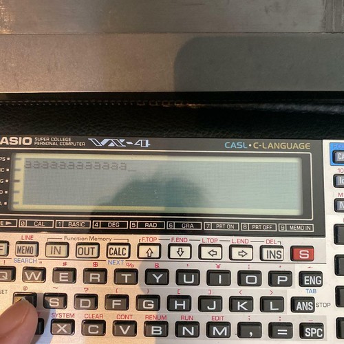 Casio Pocket computer PC VX-4 Super College Function Calculator Tested Examined - 第 2/5 張圖片