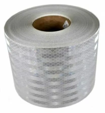 3M™ Reflective Prismatic Conspicuity Tape Series 983 Diamond Grade White 6"