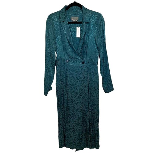 Neu mit Etikett Anthropologie Blazer Wickelkleid Gr. 8 indigo - Bild 3 von 15