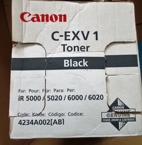 toner canon c-exv1 zwart black 4234A002 genuine nieuw open doos